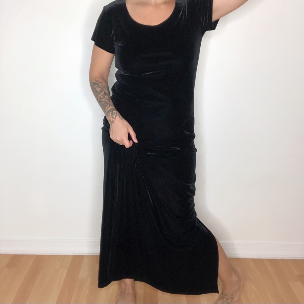 Vintage Oleg Cassini velvet dress